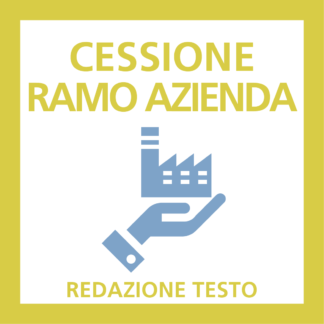 Cessione Ramo Azienda - Redazione
